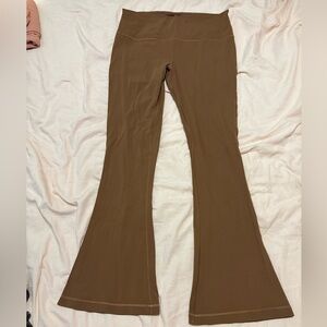 Brown lululemon align mini-flare Pants